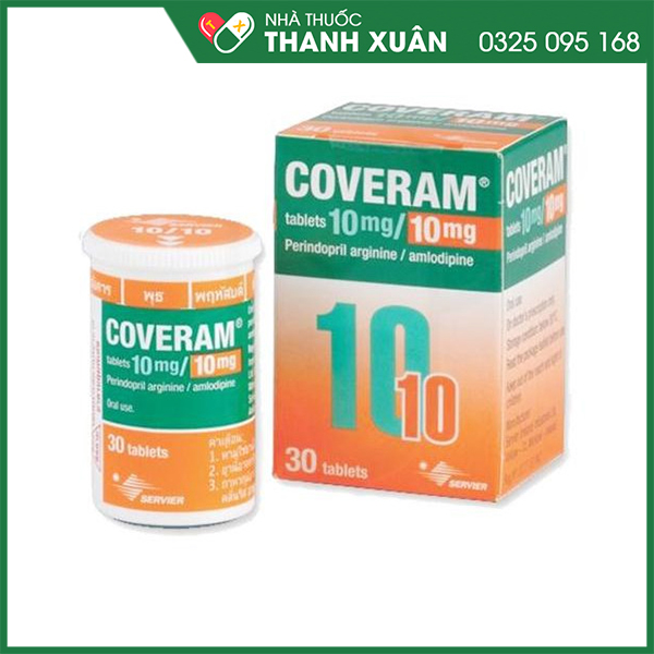 Thuốc Coveram 10mg/10mg chỉ định tăng huyết áp